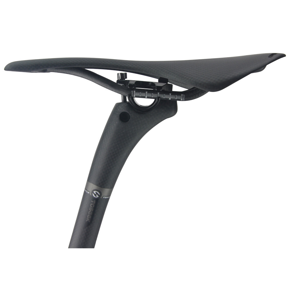 UPANBIKE Carbon Fiber Bike Seatpost T800 3K 27.2mm 30.8mm 31.6mm*350mm Lay Back Bicycle Seat Post Matt Black TX014 - UPANBIKE