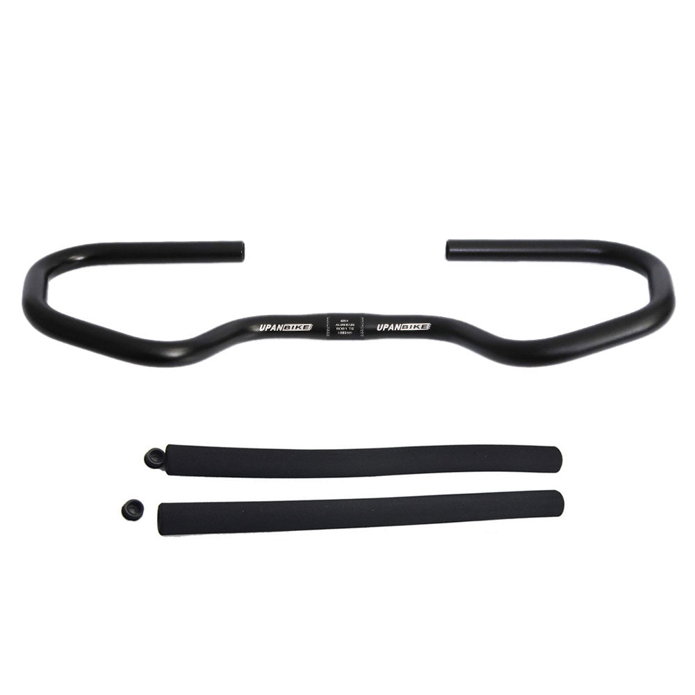 B110 Trekking Bike Handlebar, Butterfly Handlebar, 31.8mm, 25.4mm