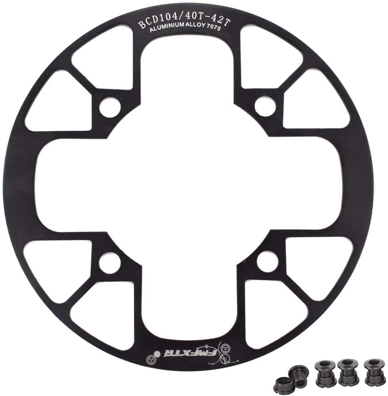 UPANBIKE  Bike Chainring Guard 104 BCD Aluminum Alloy Chain Ring Protector Cover for 32~34T 36~38T 40~42T Chainring Sprockets B193 - UPANBIKE