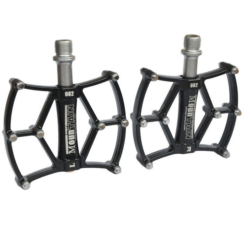 UPANBIKE Bike Pedals 9/16'' Triple Bearing Widen Flat Platform B611 - UPANBIKE