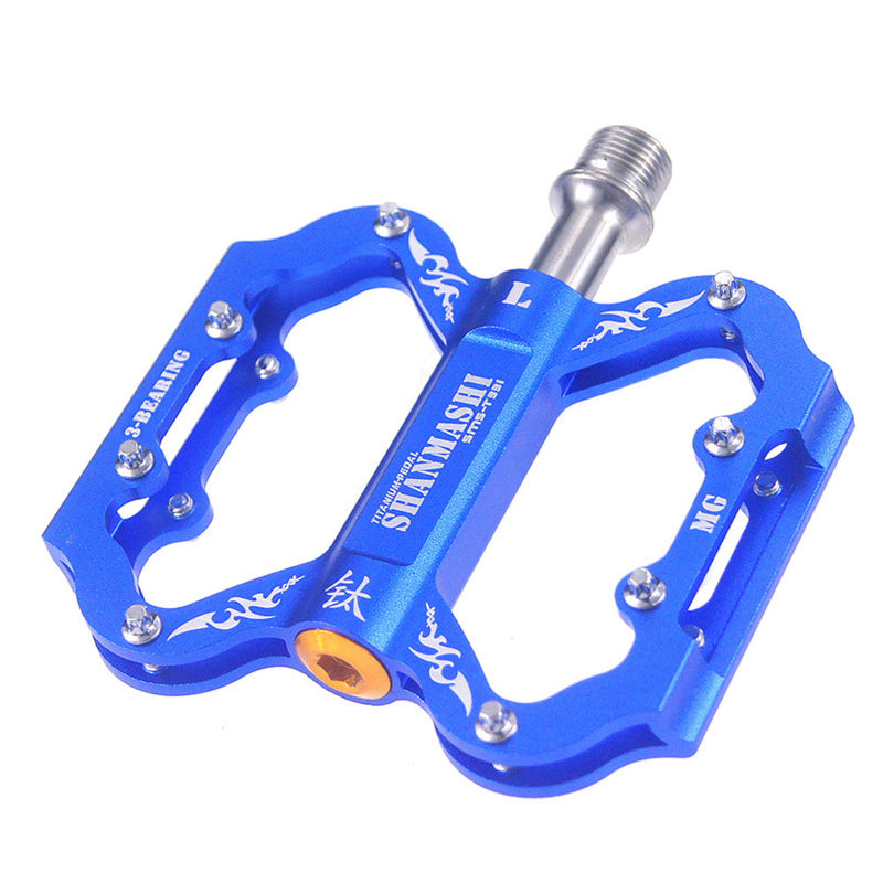 UPANBIKE Bike Pedals 9/16'' Titanium Triple Bearing Platform B616 - UPANBIKE