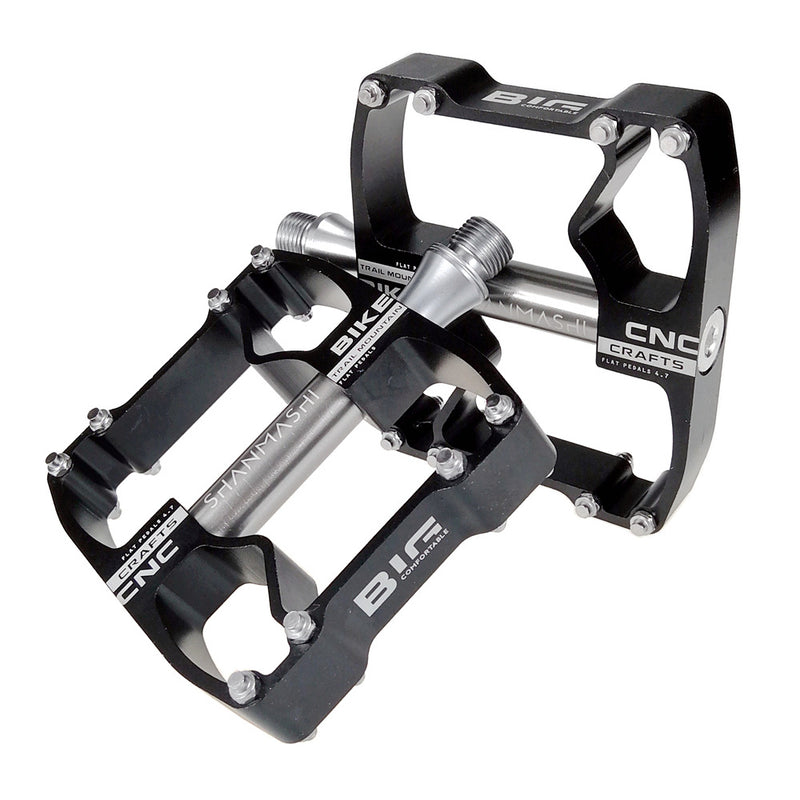 UPANBIKE 9/16" Bike Pedals Aluminium Alloy Wide Flat Platform CNC Ultralight Bearing Bicycle Pedals For MTB BMX Road Bike UP656 - UPANBIKE