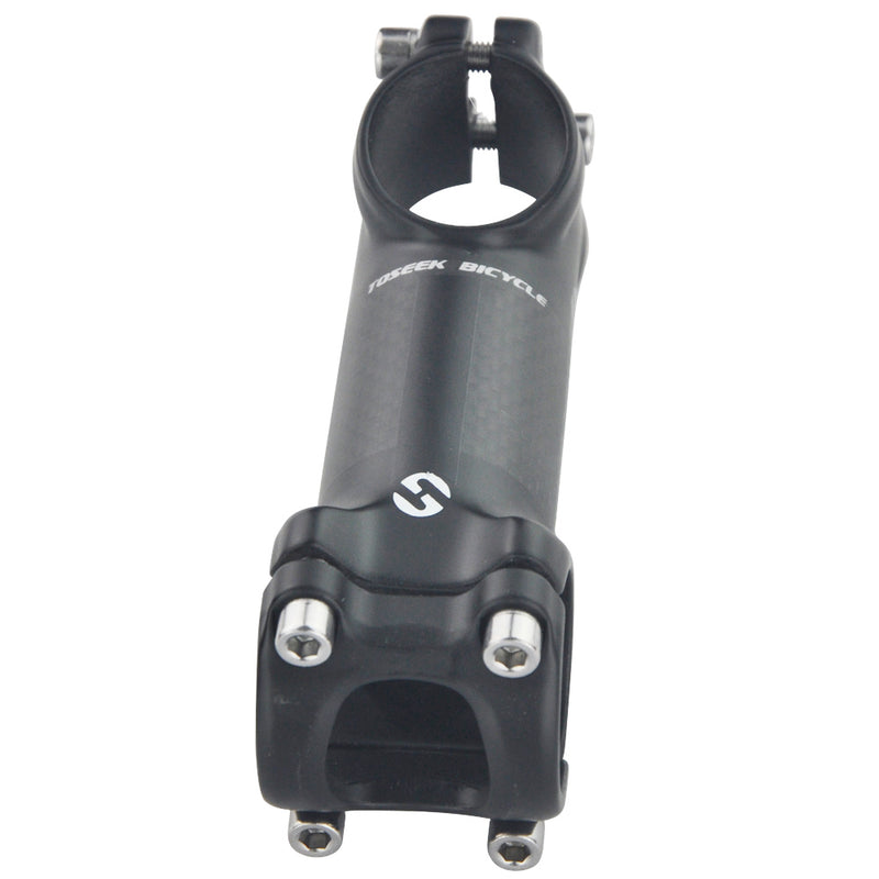 UPANBIKE Bike Stem Aluminum Alloy+3K Carbon Fiber 1 1/8" 31.8mm*90mm 110mm Degree 6 Degree 17 TX015 - UPANBIKE