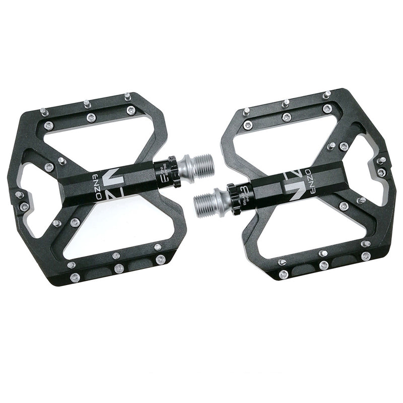 UPANBIKE 9/16" Bike Pedals Aluminum Alloy CNC Ultralight Bearing Wide Flat Platform Bicycle Pedals For MTB BMX Road Bike UP653 - UPANBIKE