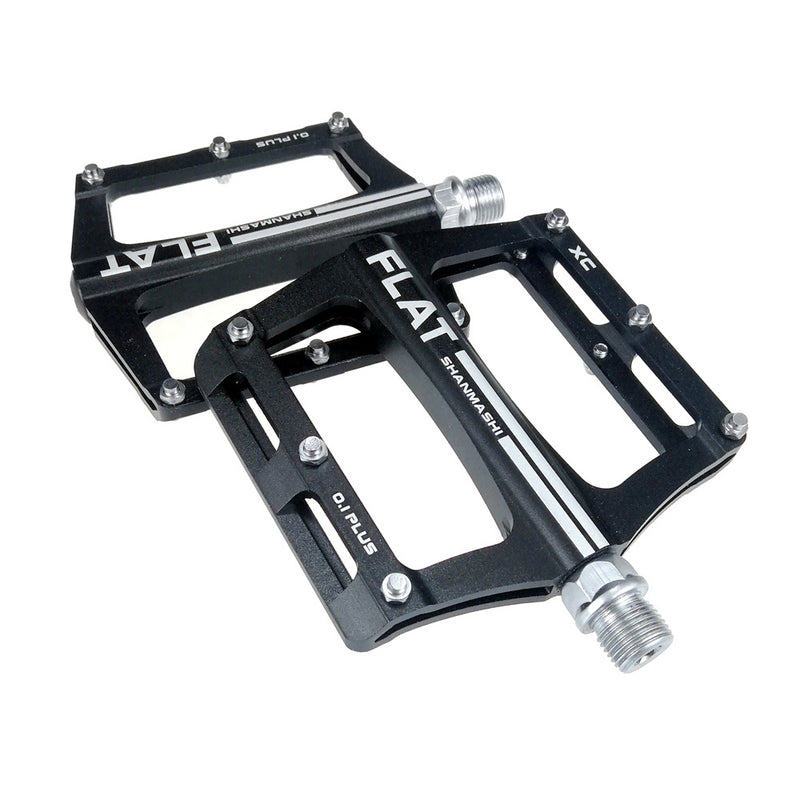 UPANBIKE Mountain Bike Bearing Pedals 9/16" Spindle 2 DU CNC Pedal Aluminum Alloy Flat Platform for BMX MTB Road Bicycle UP627 - UPANBIKE