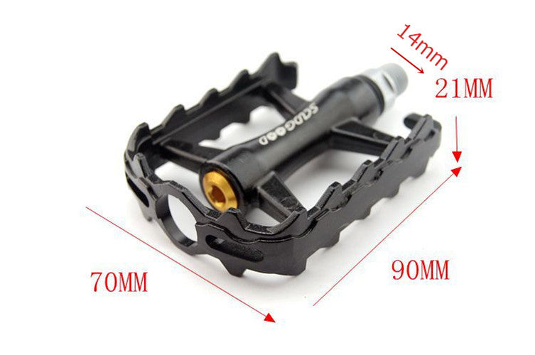 UPANBIKE 9/16'' Spindle Bearing Bike Pedals Platform Flat B607 - UPANBIKE