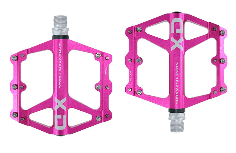 UPANBIKE 9/16 inch Bike Pedals Aluminum Alloy Wide Flat Platform For Mountain Bike Road Bicycle B623 - UPANBIKE