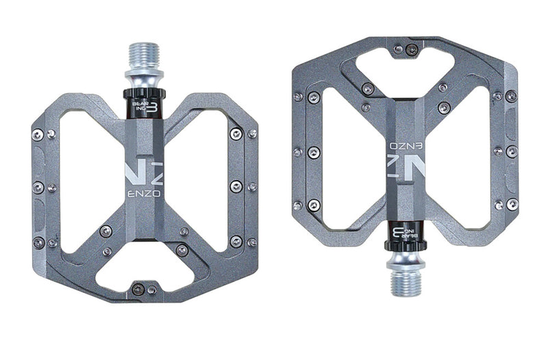 UPANBIKE 9/16" Bike Pedals Aluminum Alloy CNC Ultralight Bearing Wide Flat Platform Bicycle Pedals For MTB BMX Road Bike UP653 - UPANBIKE